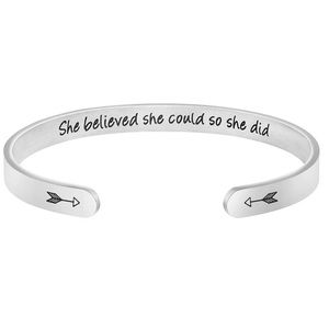 She Believed She Could Bracelet
